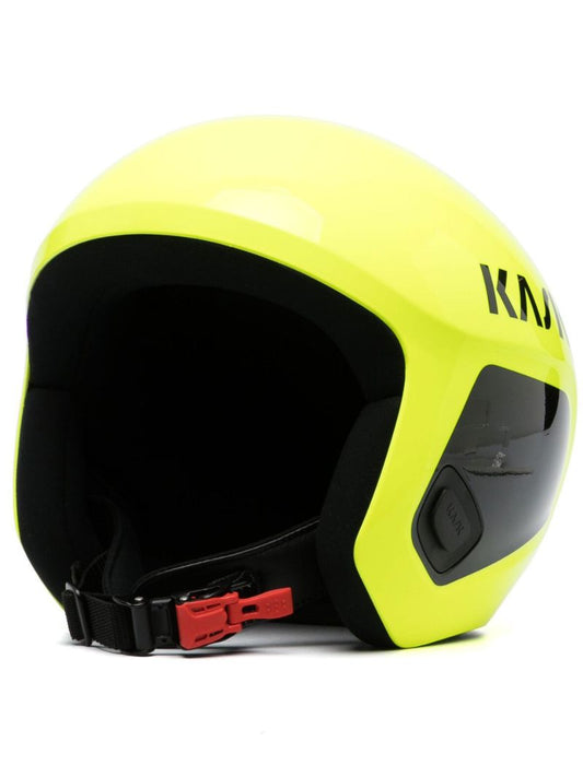 Yellow Omega Ski Helmet