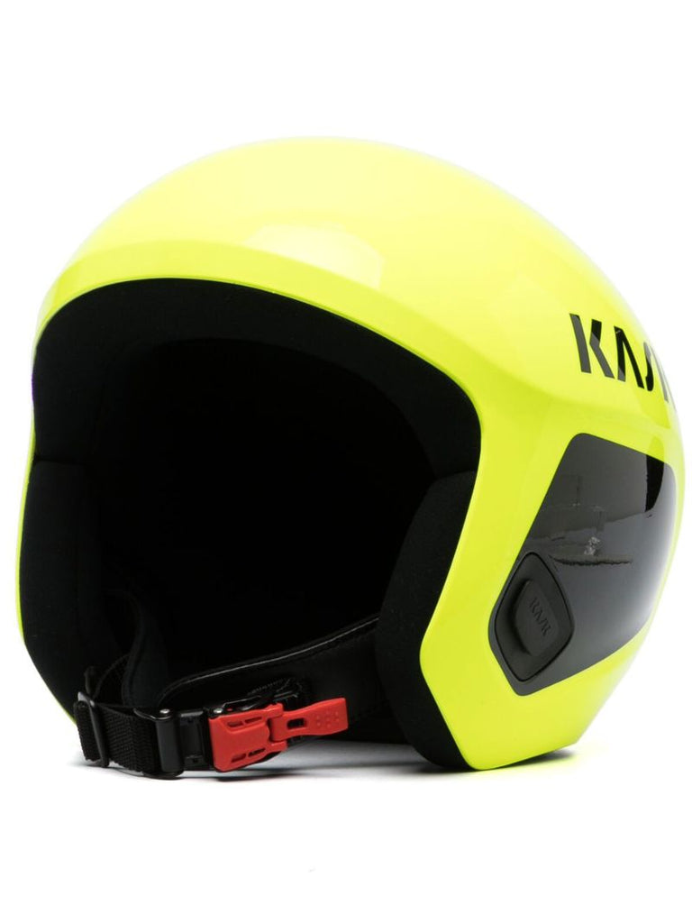 Yellow Omega Ski Helmet