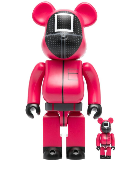 Pink Be@rbrick Squid Game 100% and 400% Figure Set