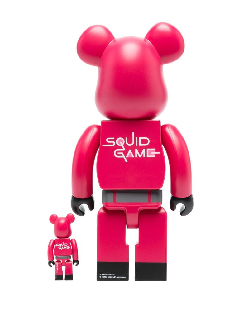Pink Be@rbrick Squid Game 100% and 400% Figure Set