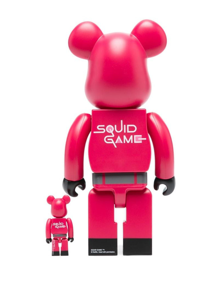 Pink Be@rbrick Squid Game 100% and 400% Figure Set