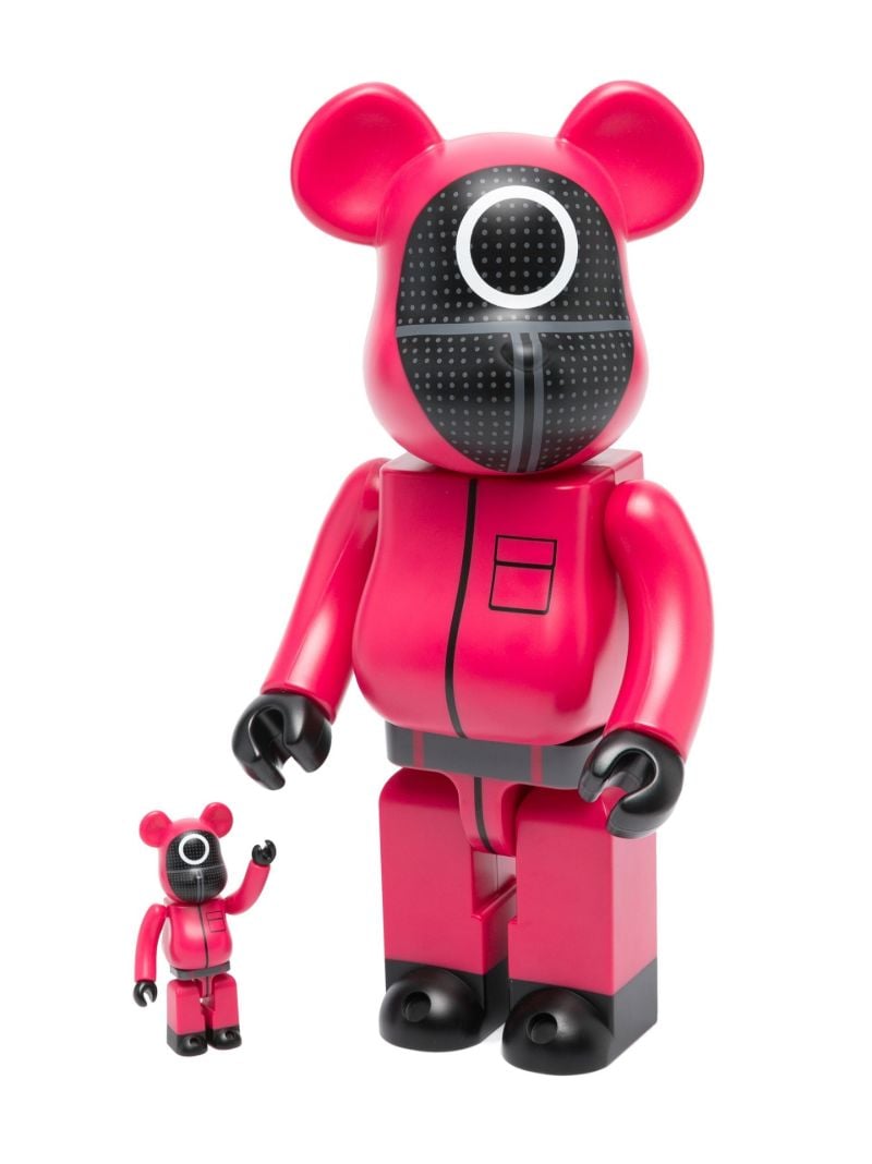 Pink Be@rbrick Squid Game 100% and 400% Figure Set