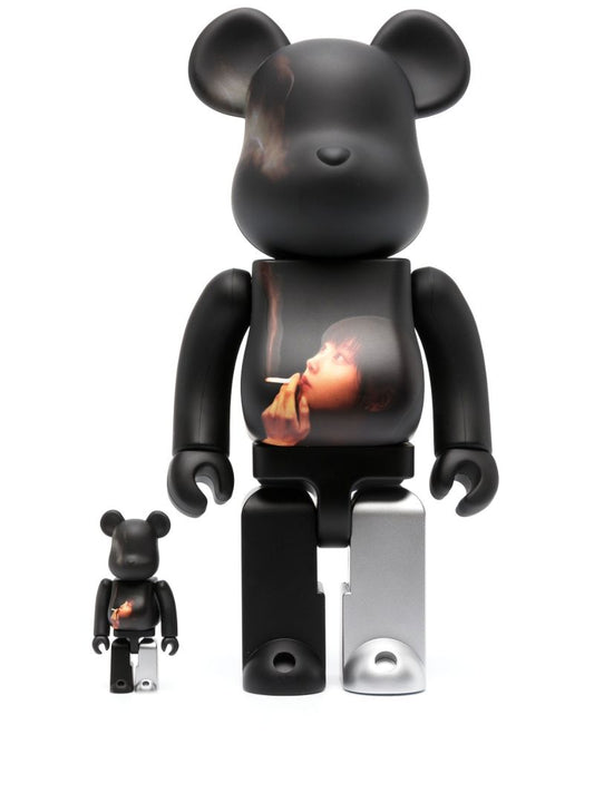 Black Be@rbrick Yohji Yamamoto X Suzume Uchida X S.h.i.p 100% and 400% Set