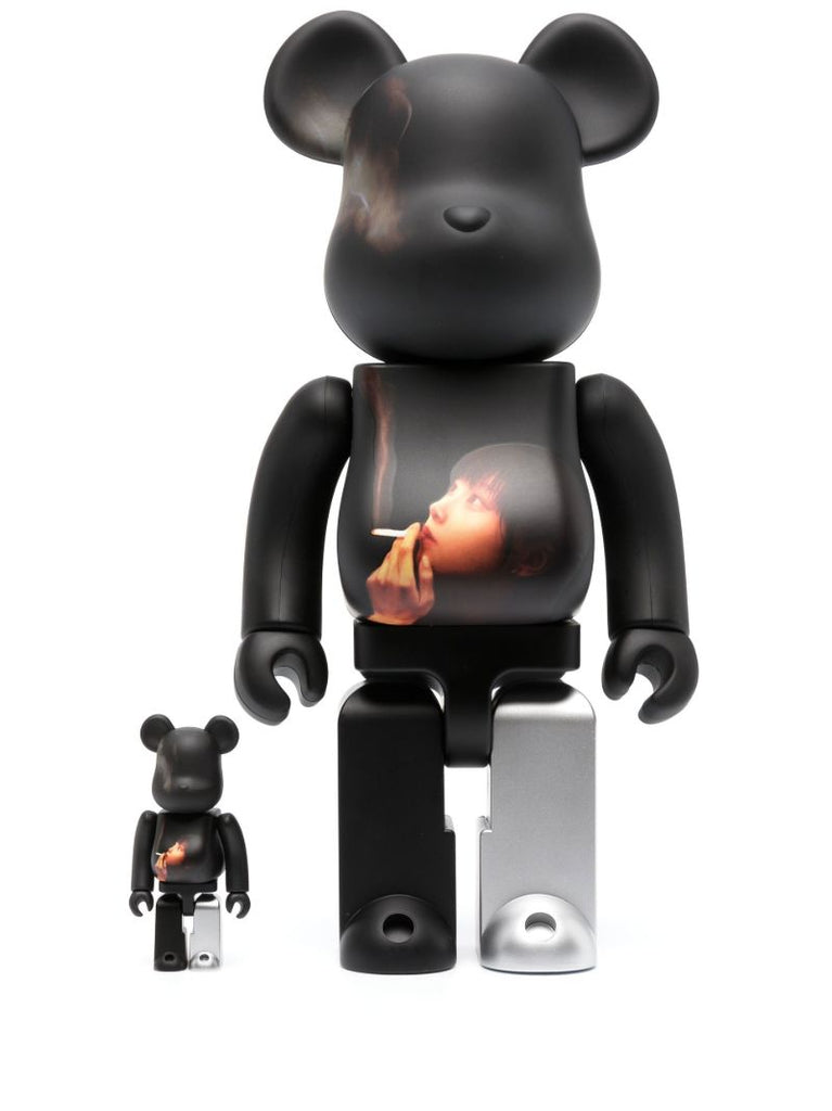 Black Be@rbrick Yohji Yamamoto X Suzume Uchida X S.h.i.p 100% and 400% Set