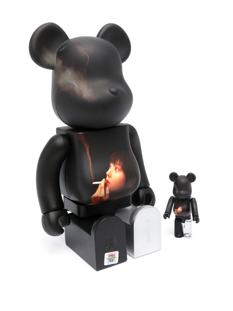 Black Be@rbrick Yohji Yamamoto X Suzume Uchida X S.h.i.p 100% and 400% Set