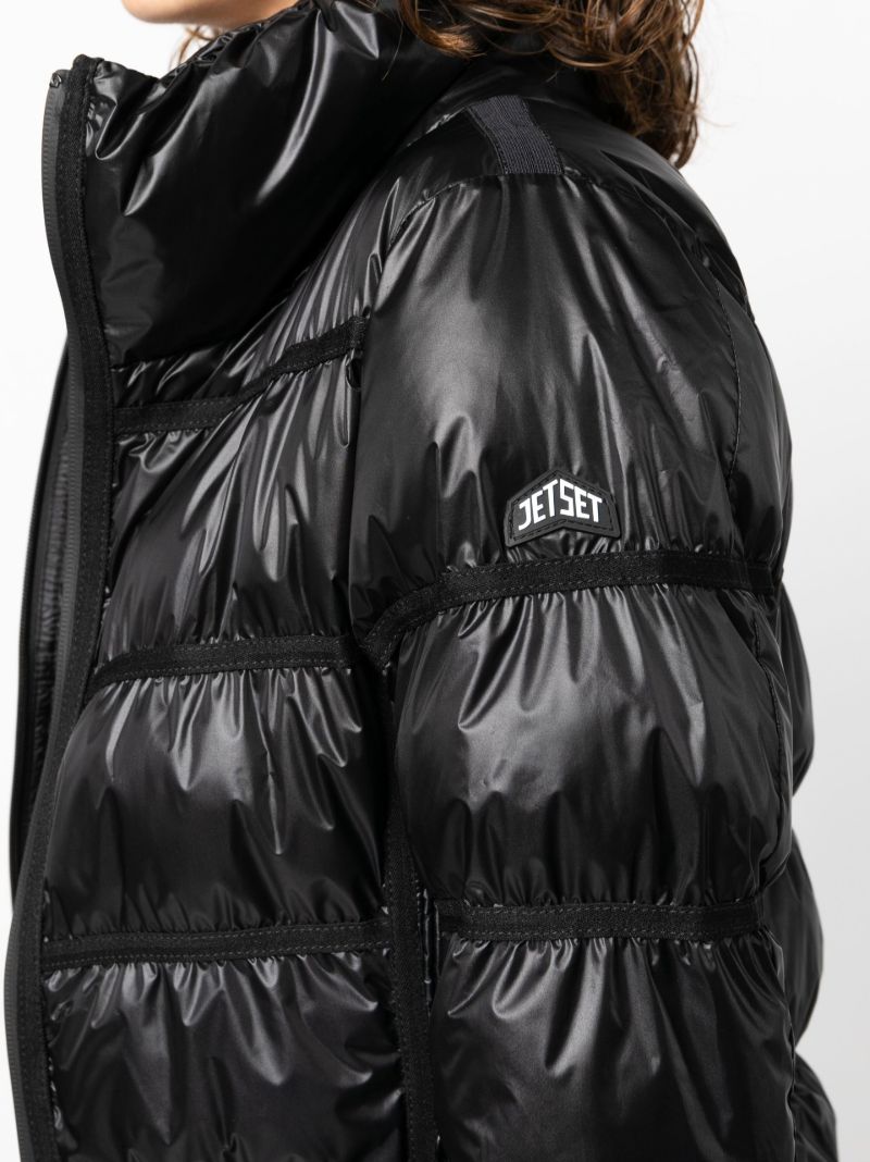 Black Zelda Padded Ski Jacket