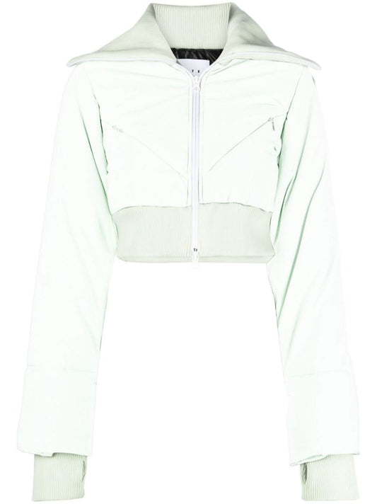 Green Bunny Cropped Ski Jacket