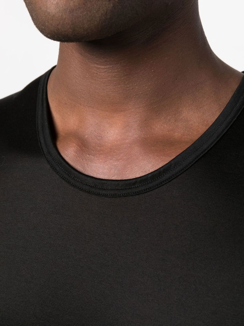 Black Crew Neck Cotton T-shirt