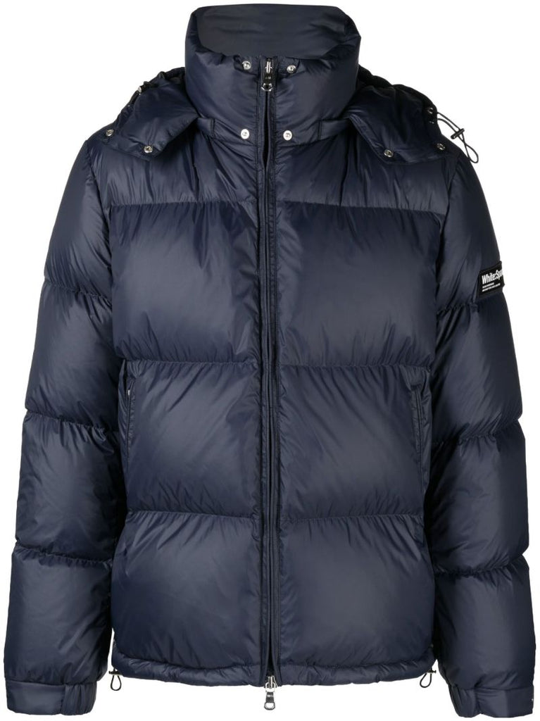 Blue Scott Hooded Puffer Jacket