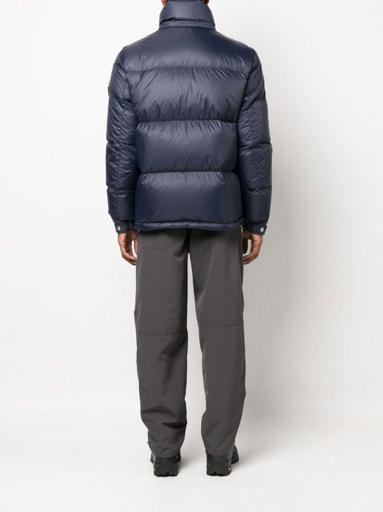 Blue Scott Hooded Puffer Jacket