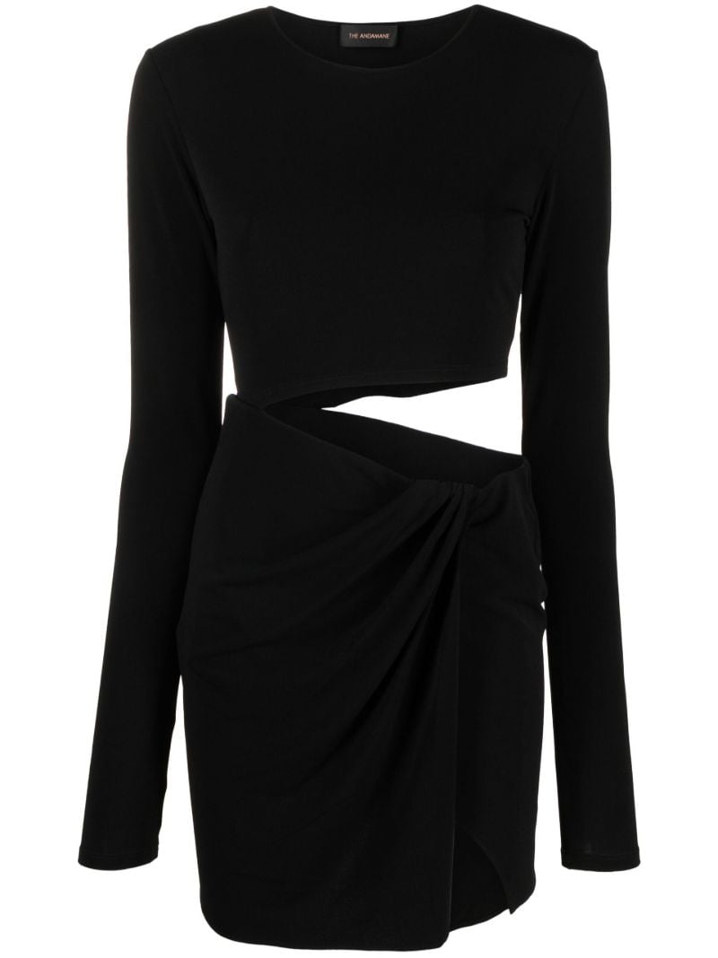 Black Gia Cut-out Mini Dress