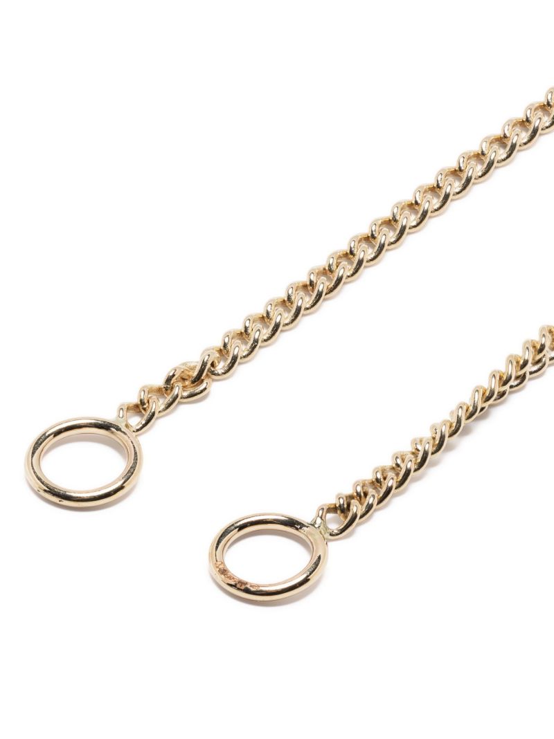 14k Yellow Gold Not So Heavy Curb Chain Bracelet