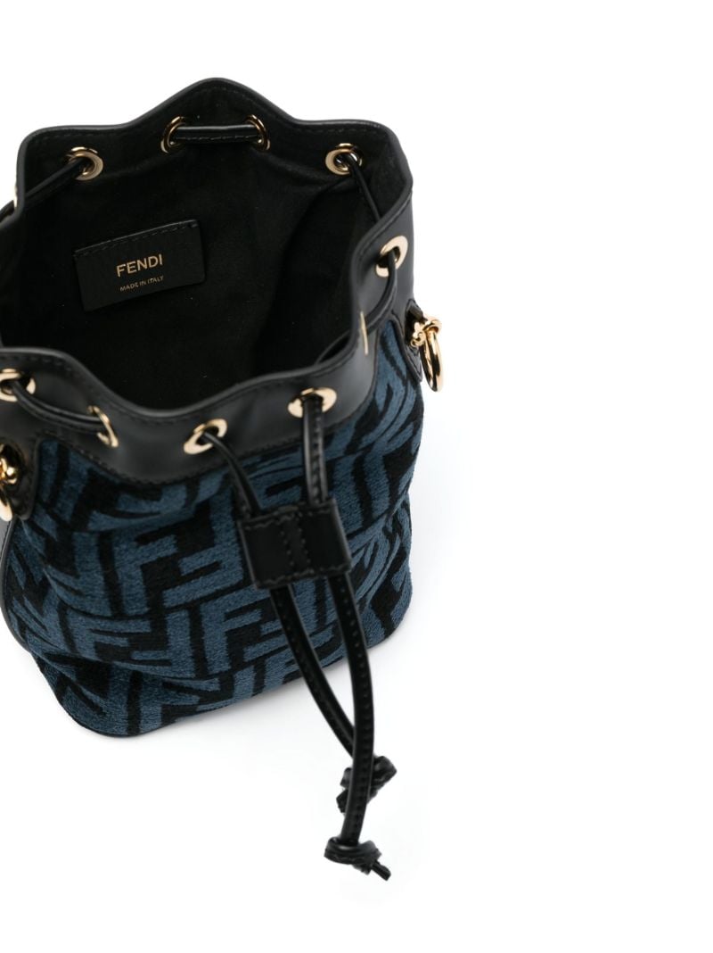 Blue Mon Tresor Mini Bucket Bag
