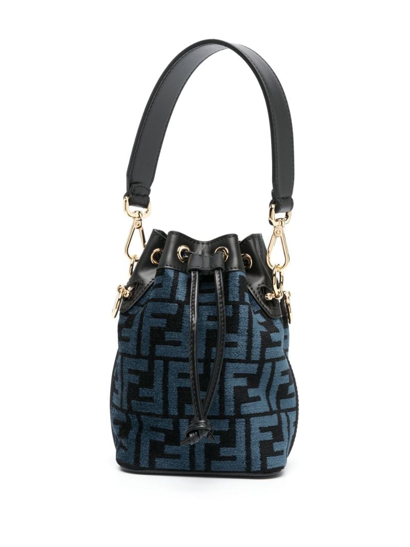 Blue Mon Tresor Mini Bucket Bag