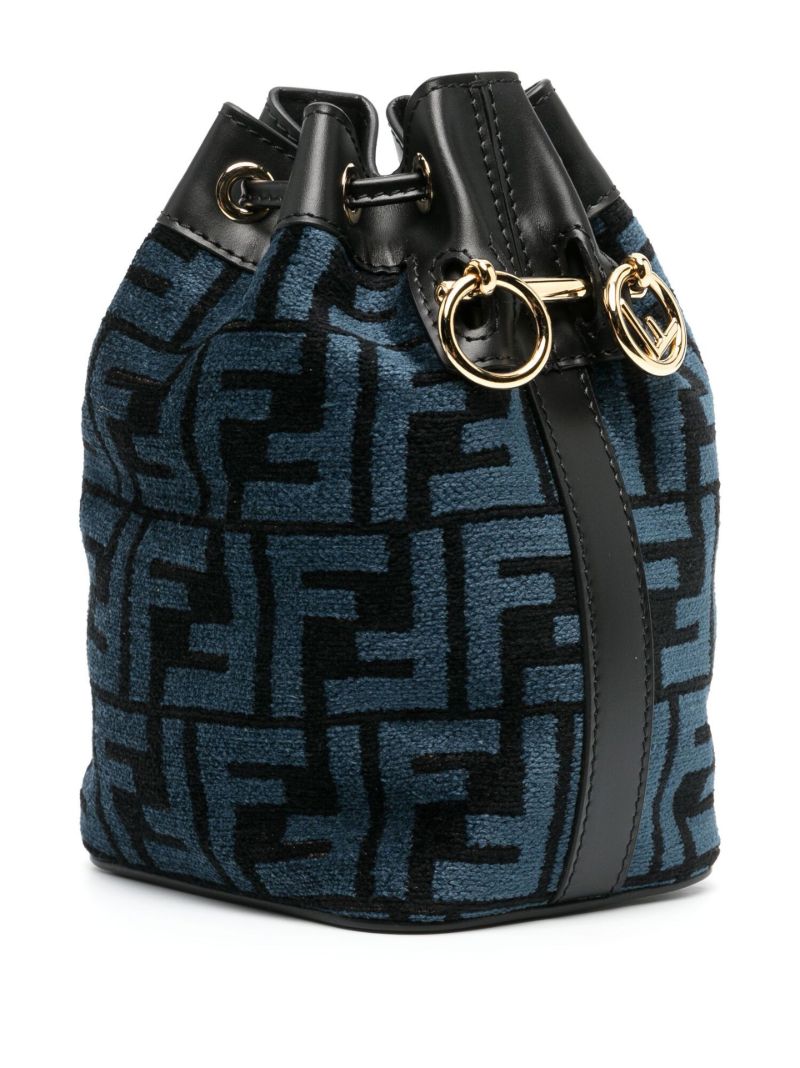 Blue Mon Tresor Mini Bucket Bag