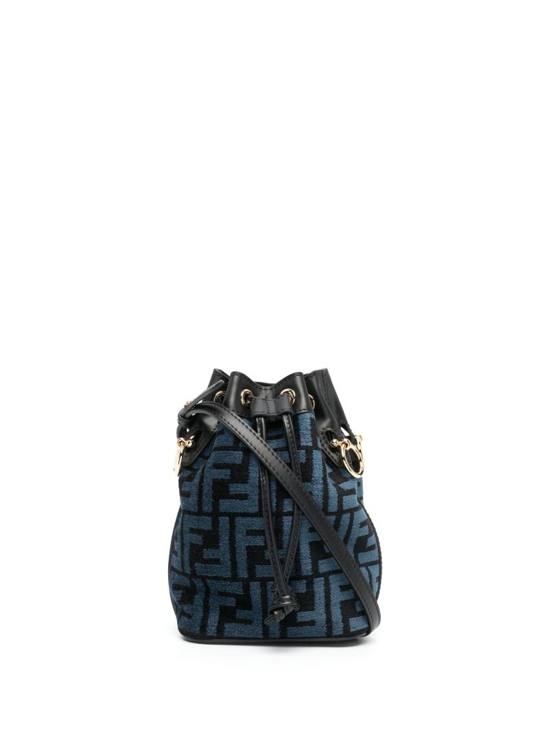 Blue Mon Tresor Mini Bucket Bag