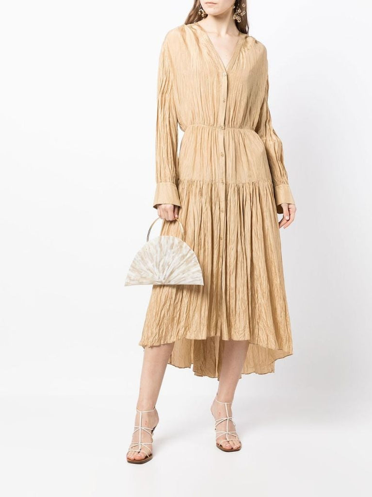 Neutral Le Soleil Couchant Clutch Bag