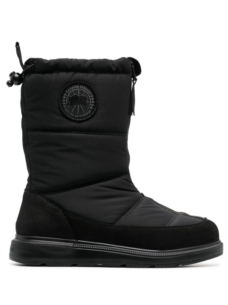 Black Cypress Fold Over Quilted Boots
