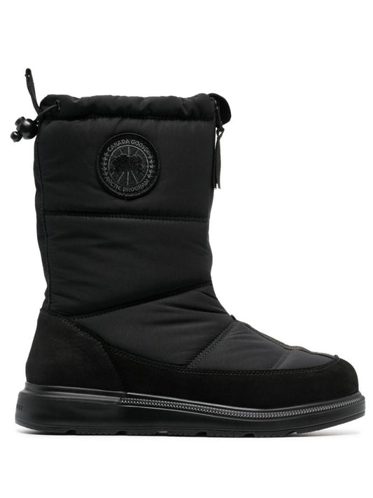 Black Cypress Fold Over Quilted Boots