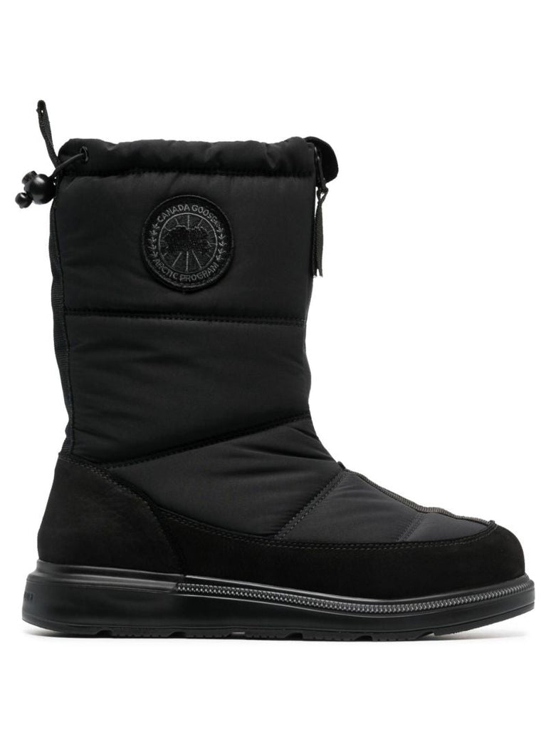 Black Cypress Fold Over Quilted Boots