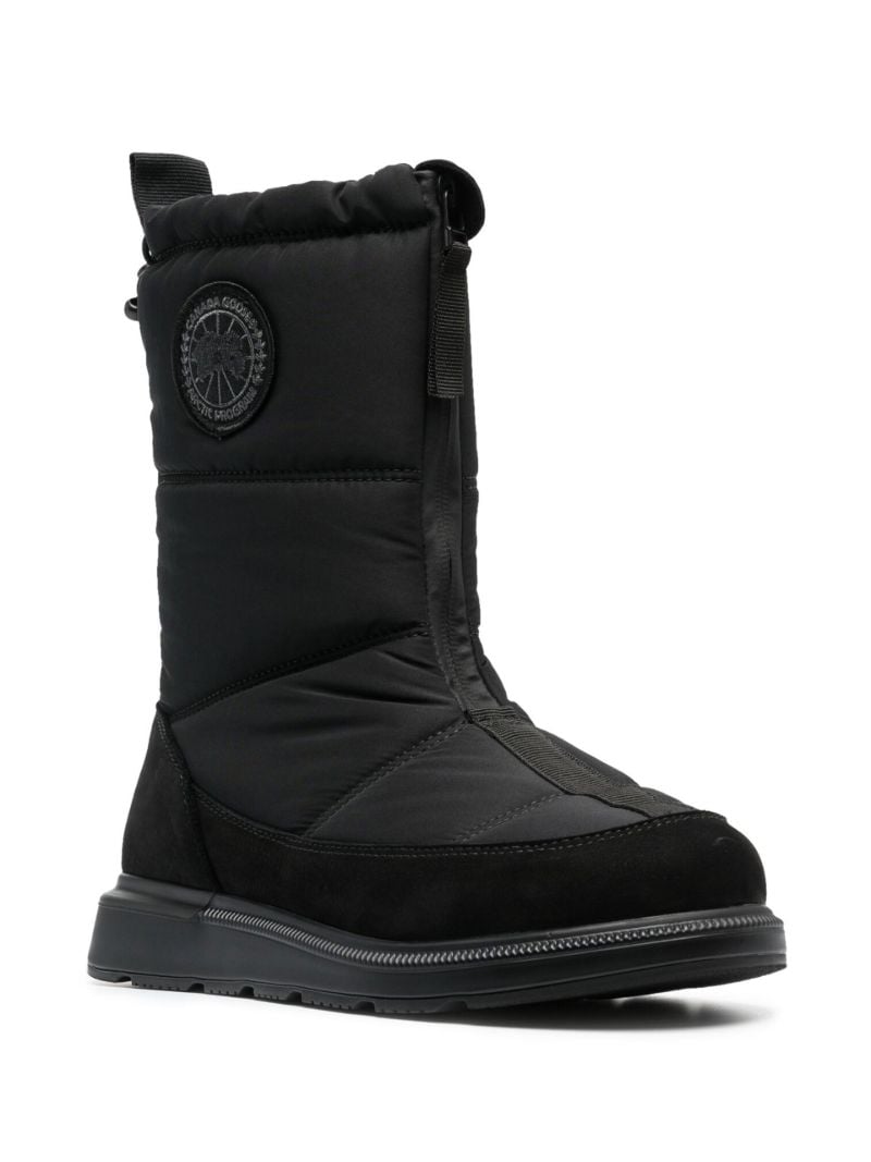 Black Cypress Fold Over Quilted Boots