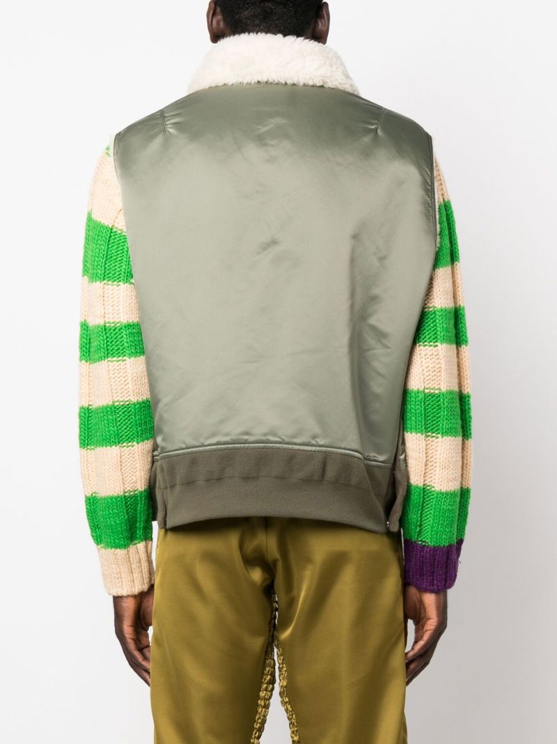 Green Zip-up Gilet