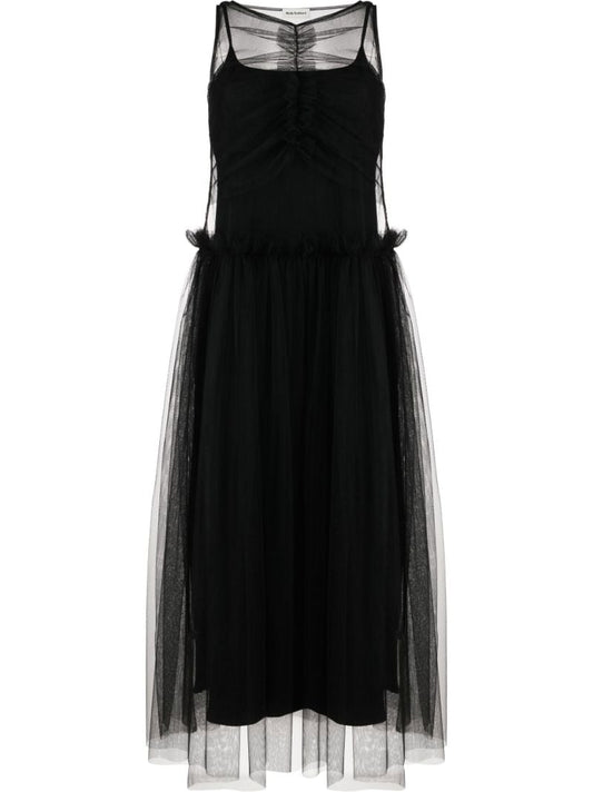 Black Loretta Tulle Dress