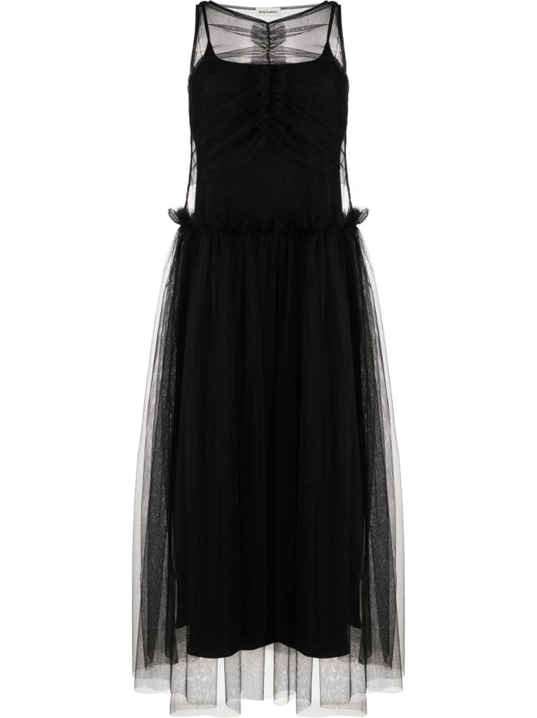 Black Loretta Tulle Dress