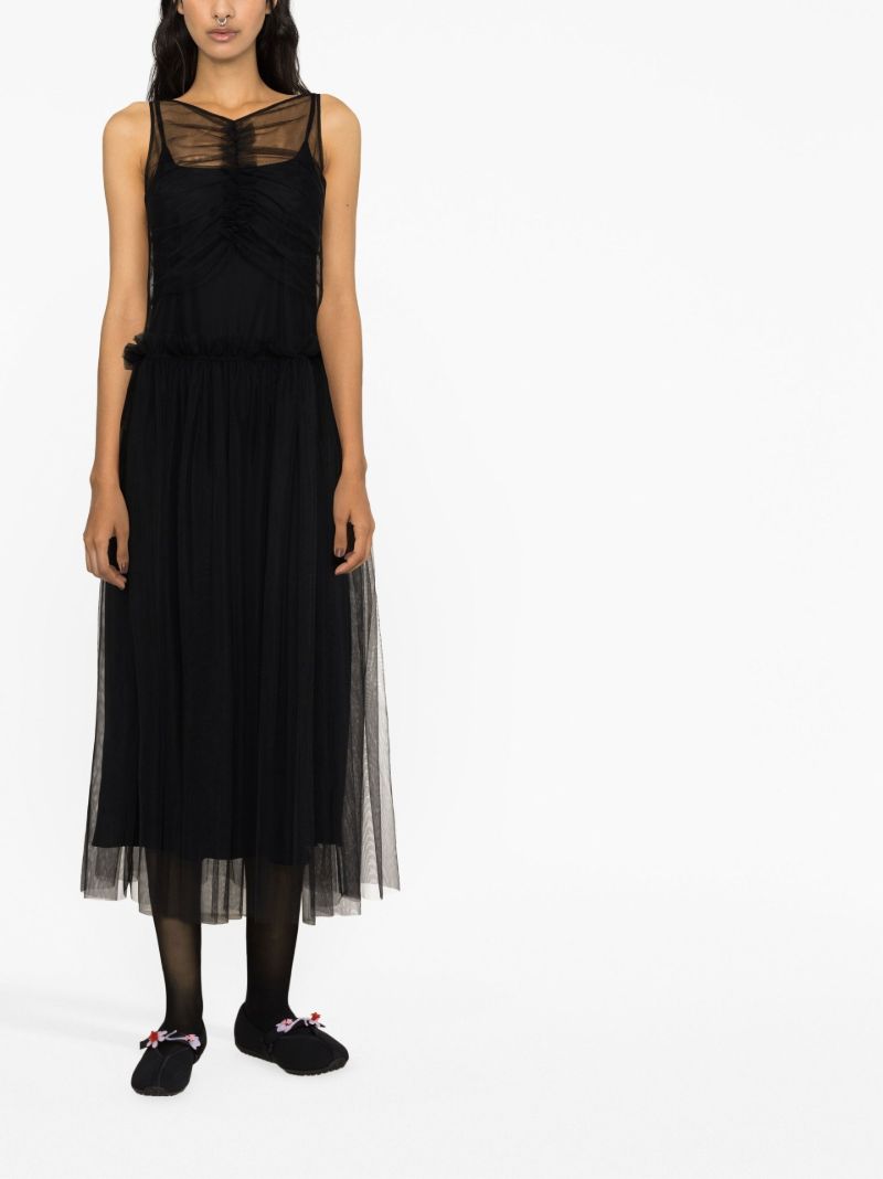 Black Loretta Tulle Dress