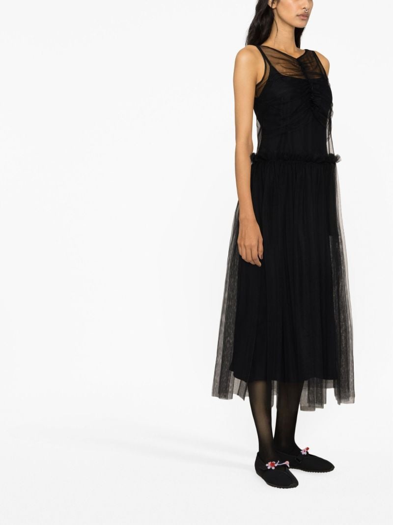 Black Loretta Tulle Dress