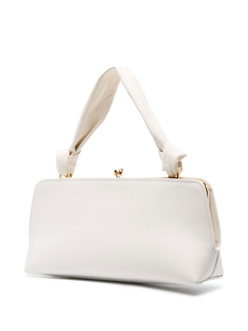 White Goji Small Leather Shoulder Bag