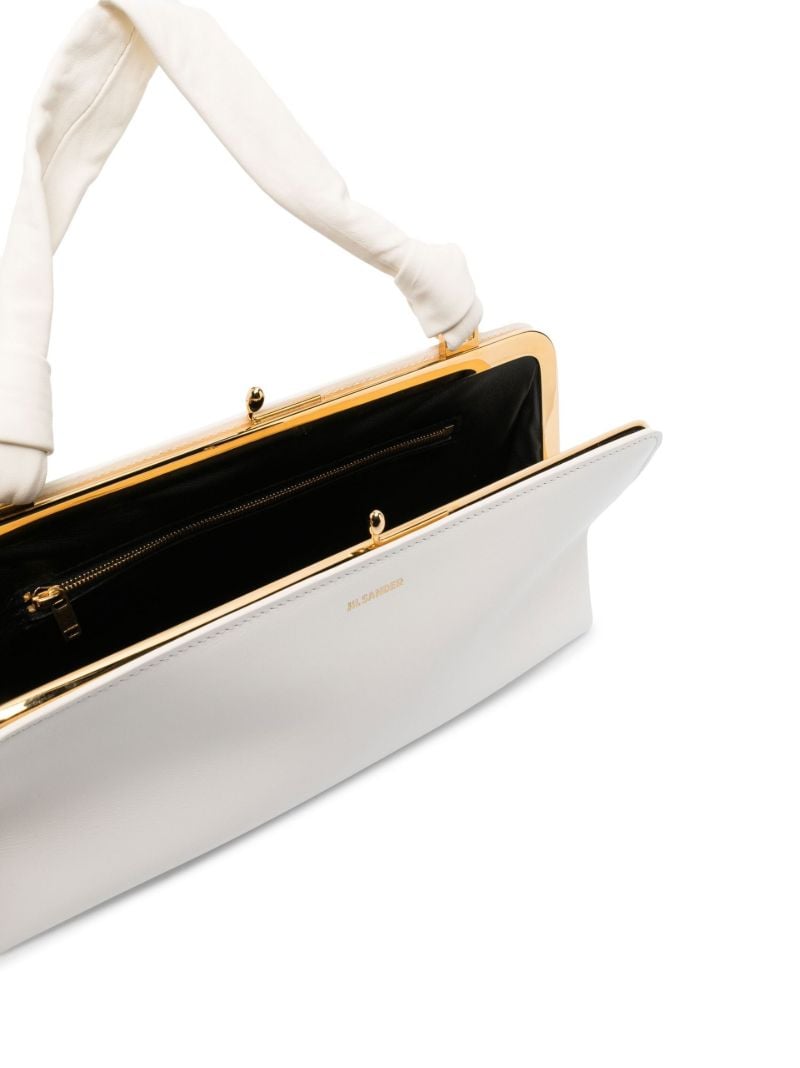 White Goji Small Leather Shoulder Bag