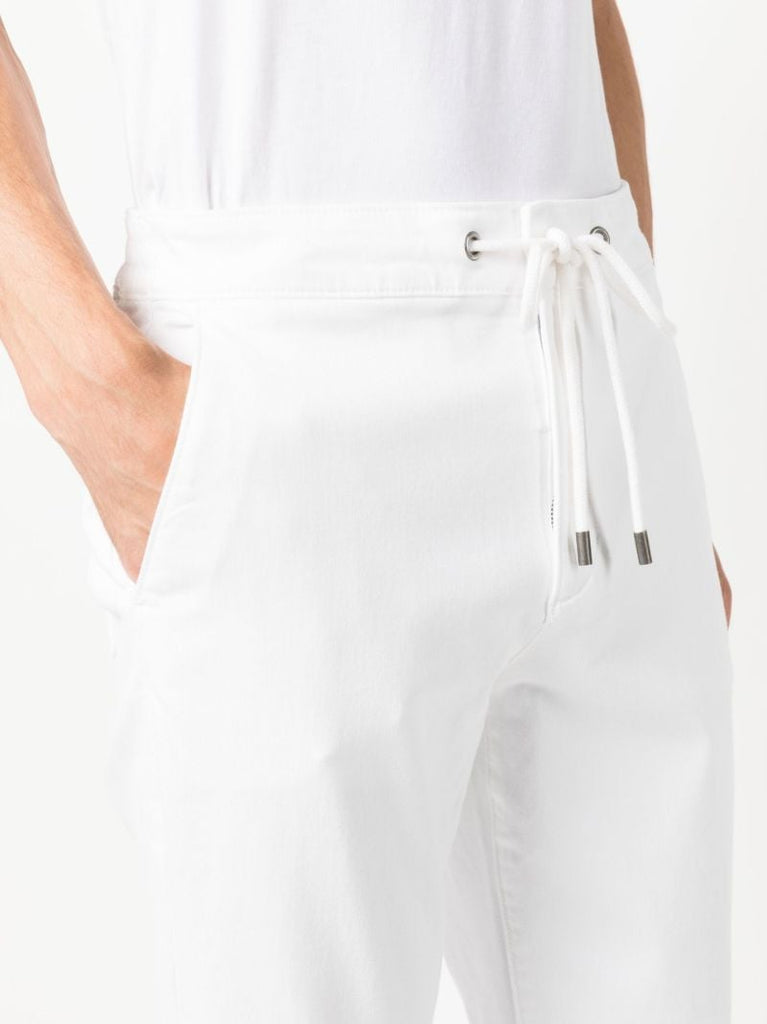 White Fraser Track Pants
