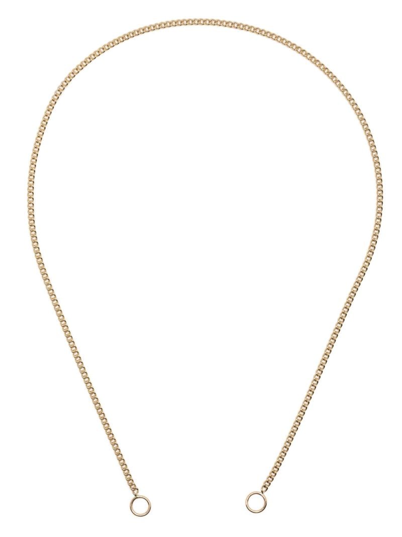 14k Yellow Gold Not So Heavy Curb Chain Necklace