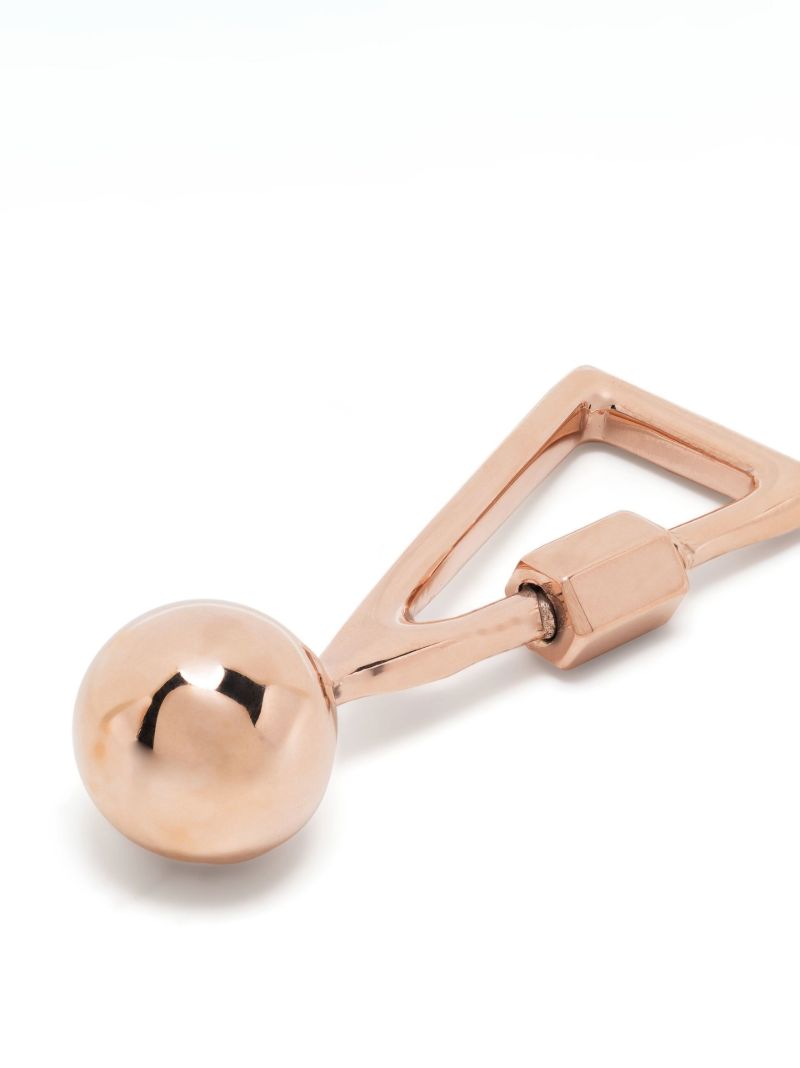 14k Rose Gold Exclamation Point Lock Charm