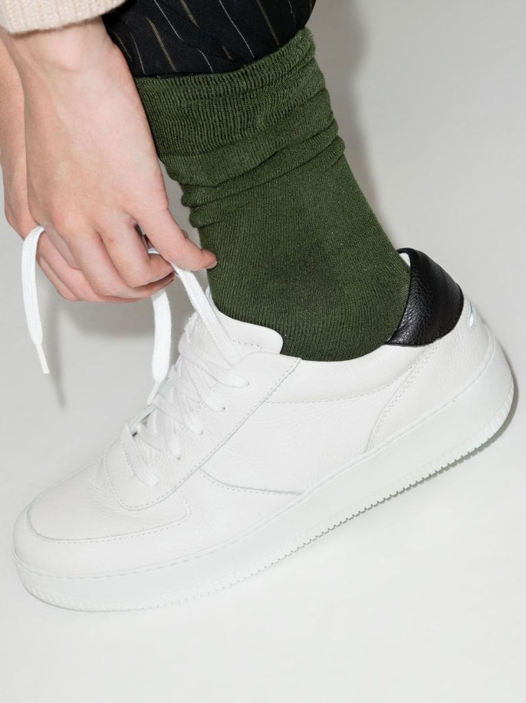 White Clement Leather Sneakers