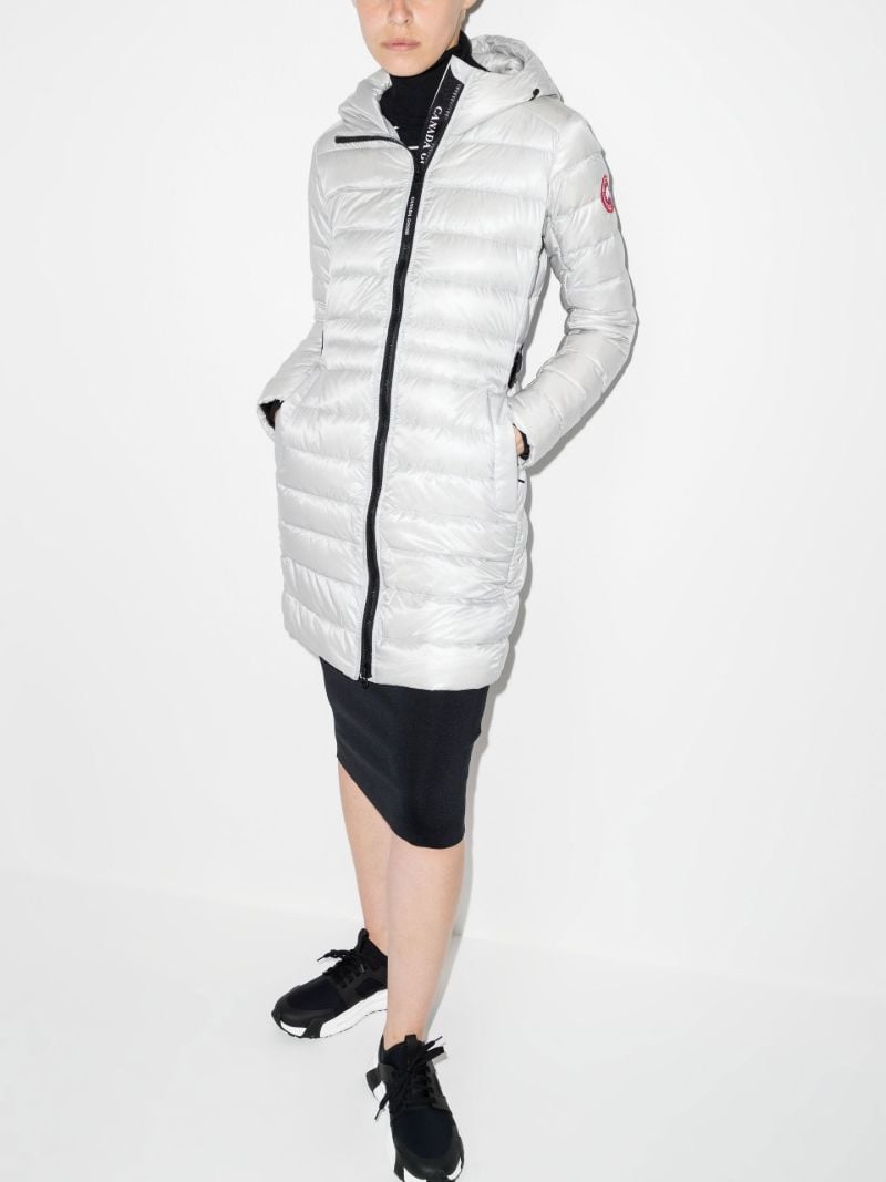 Silver Cypress Hooded Padded Jacket