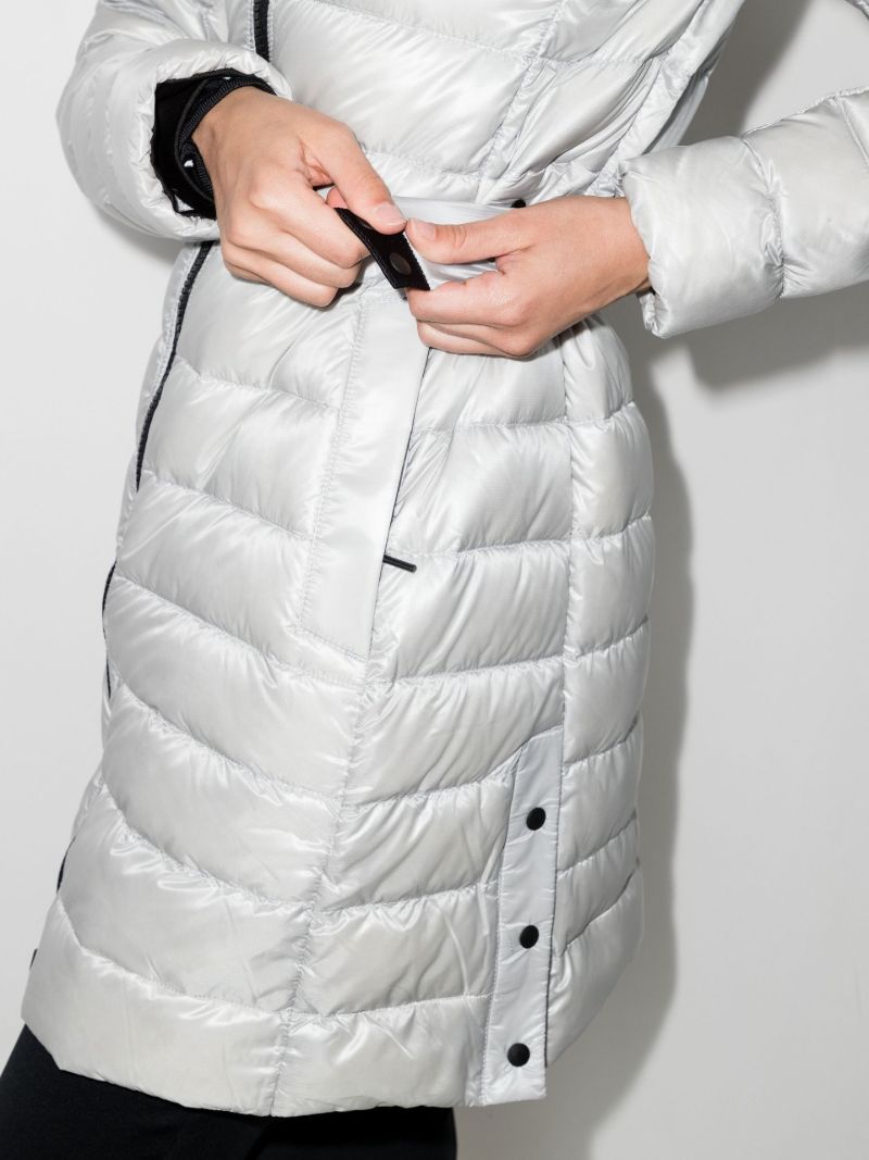 Silver Cypress Hooded Padded Jacket