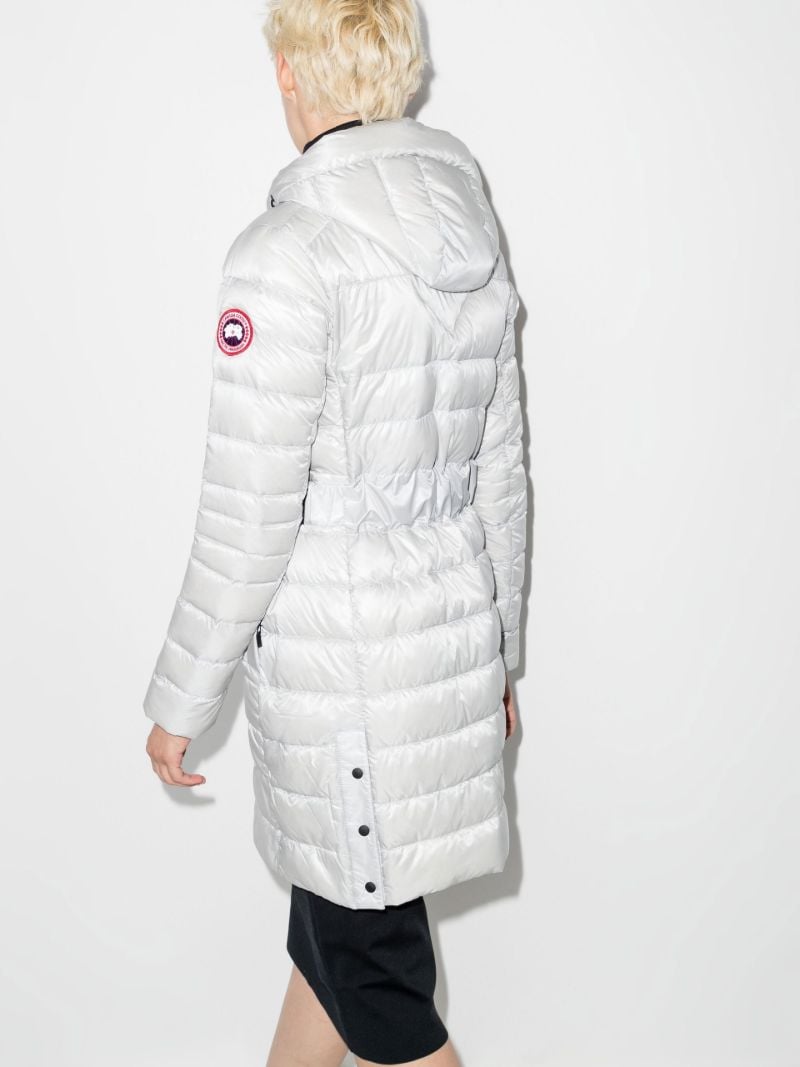 Silver Cypress Hooded Padded Jacket