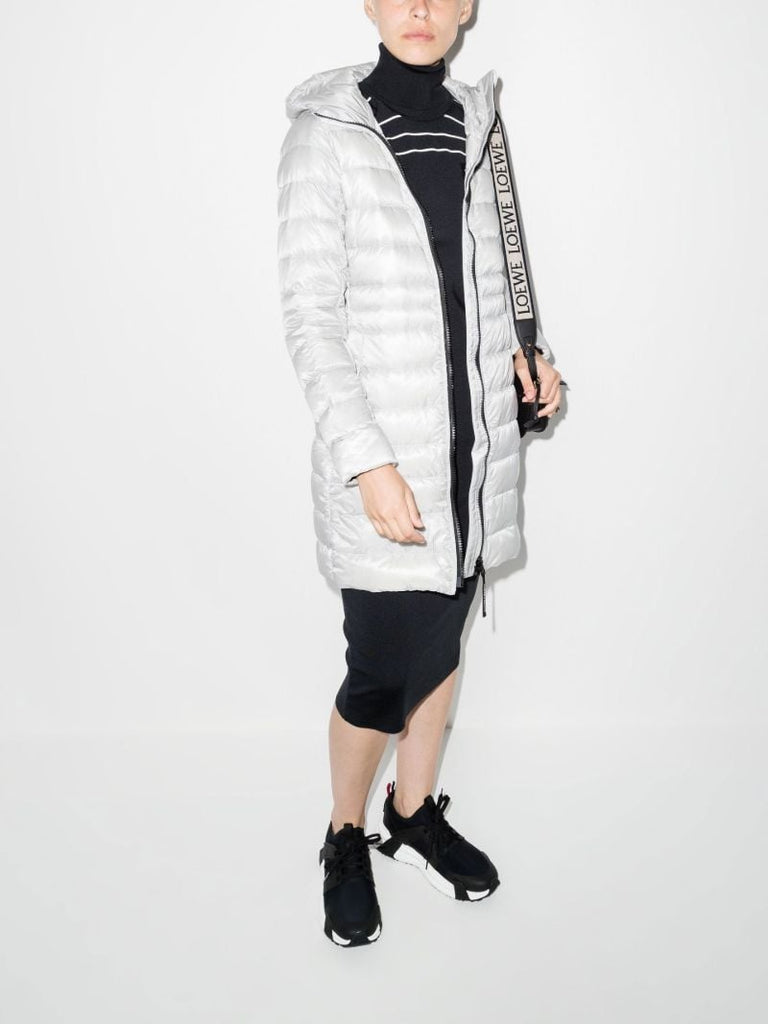 Silver Cypress Hooded Padded Jacket