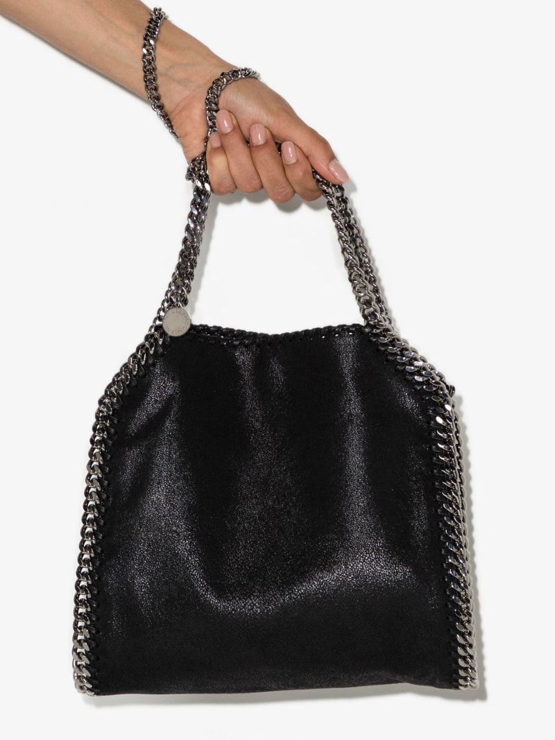 Black Falabella Mini Tote Bag