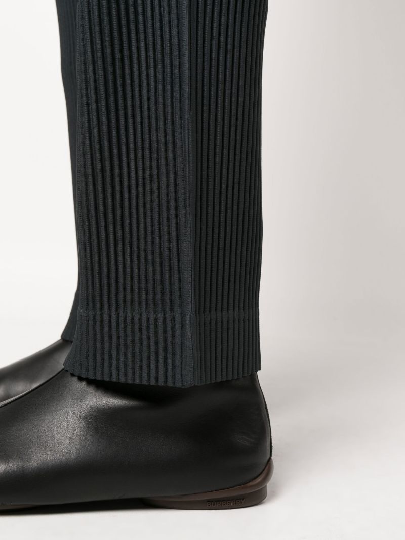 Grey Tailored Pleats 1 PlissÃ_x0083_Â© Trousers
