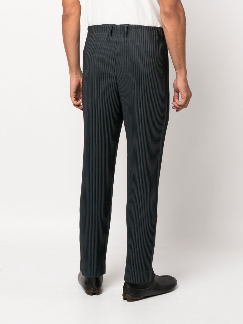 Grey Tailored Pleats 1 PlissÃ_x0083_Â© Trousers