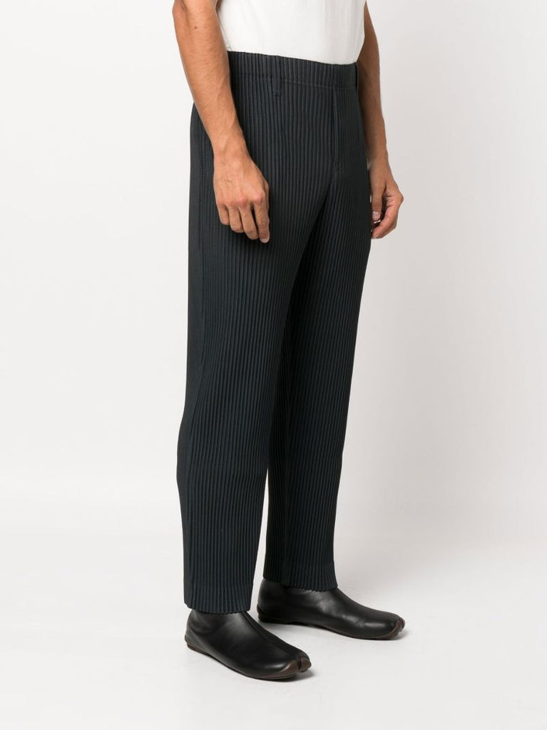 Grey Tailored Pleats 1 PlissÃ_x0083_Â© Trousers