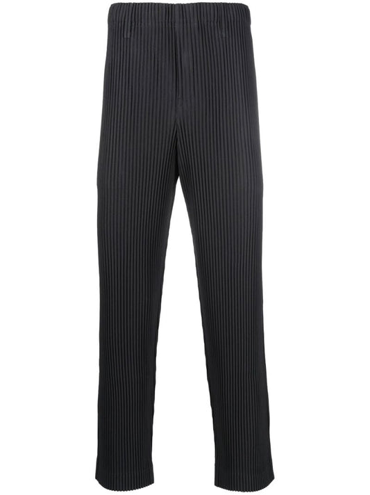 Grey Tailored Pleats 1 PlissÃ_x0083_Â© Trousers