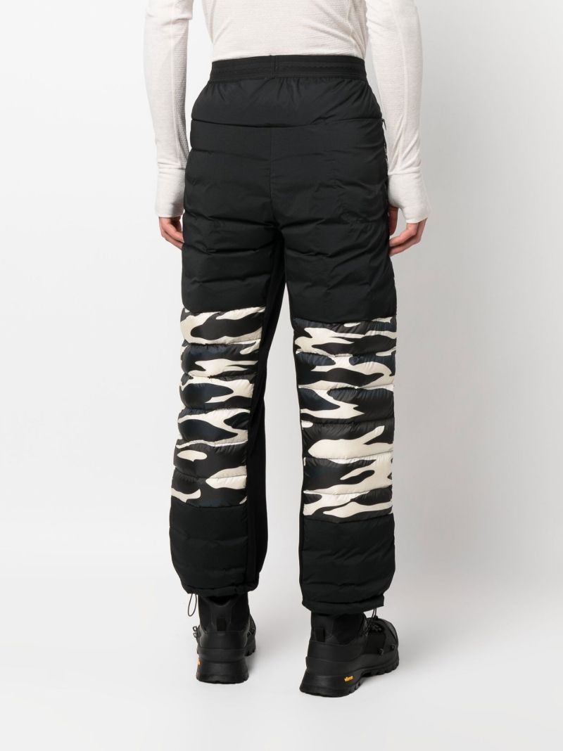 Black Down Track Pants