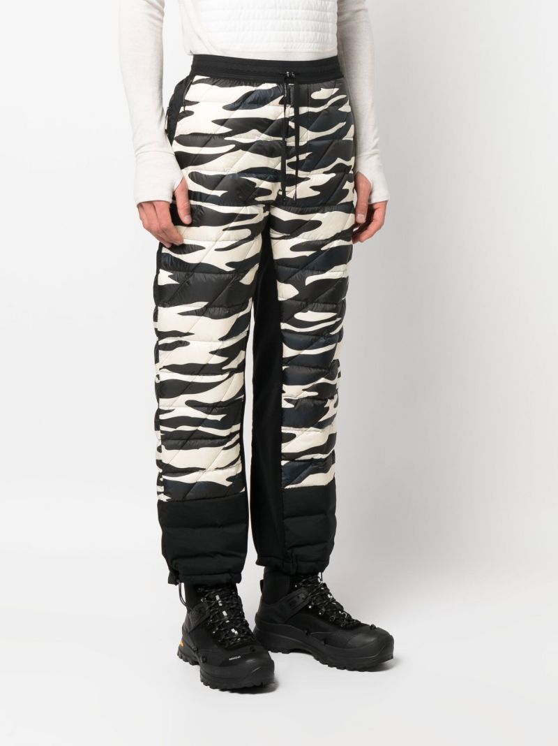 Black Down Track Pants