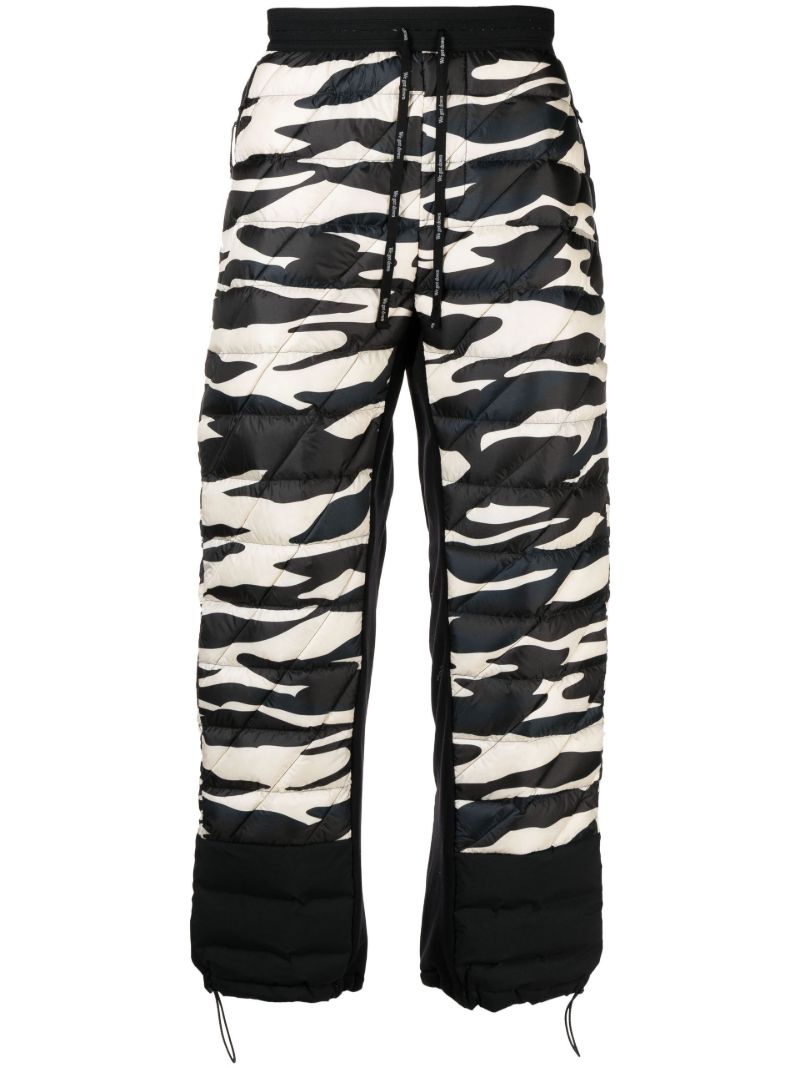 Black Down Track Pants