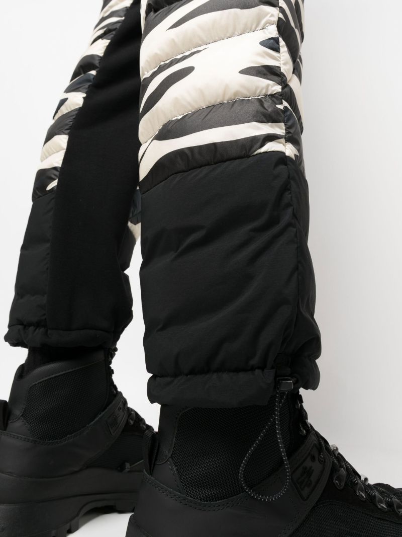 Black Down Track Pants