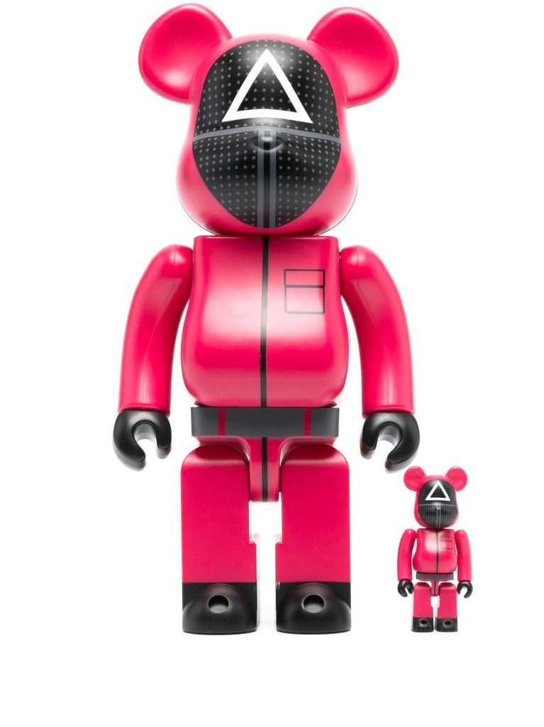 Pink Be@rbrick Squid Game 100% and 400% Figure Set